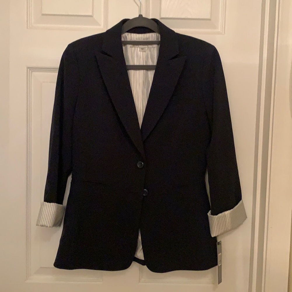 Dark Navy lined Tahari blazer